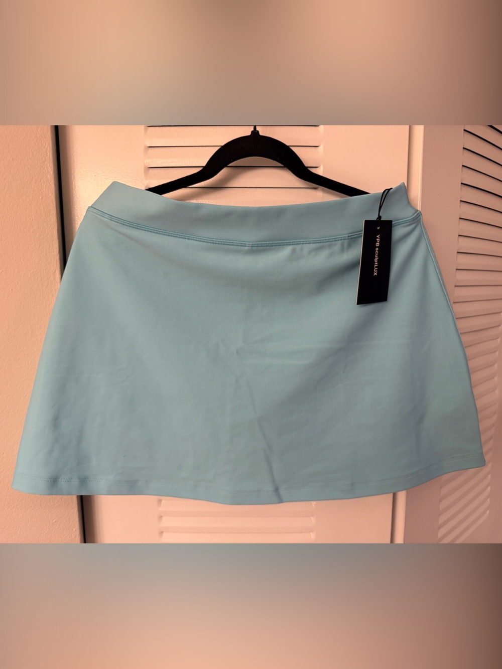 Light Blue Mini Skirt - Unknown Brand
